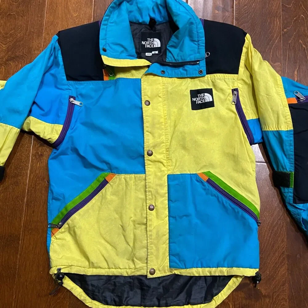 The North Face Vintage 90s Ski Eva Colorblock Jacket Nylon Men's Size Small